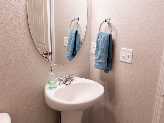 Powder room on main level