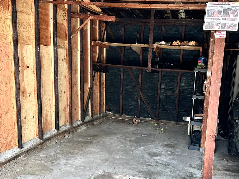 Parking and storage in the covered and secure garage.