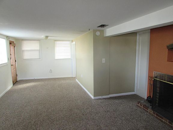 Living room with fireplace