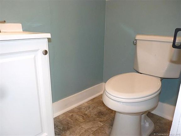 Brand new half bath in the ...
