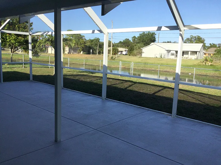 Patio view of Canal