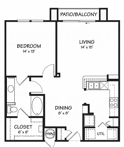 Floor plan One B