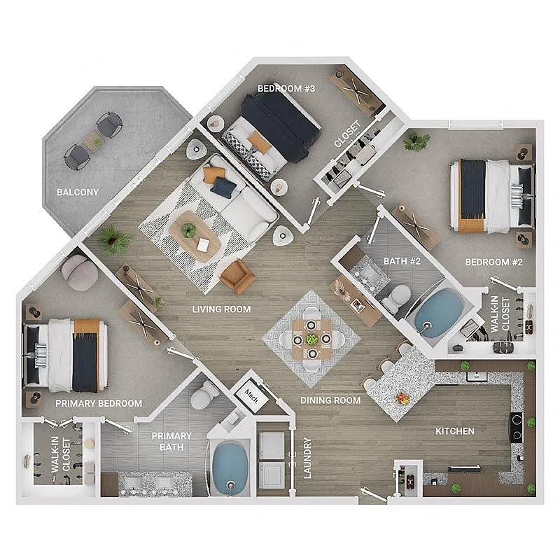 Floor plan D1