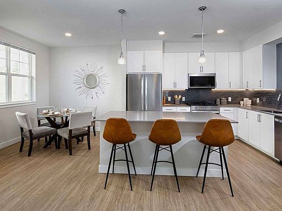 Phase II Finish Package III Kitchen and dining areas with hard surface flooring