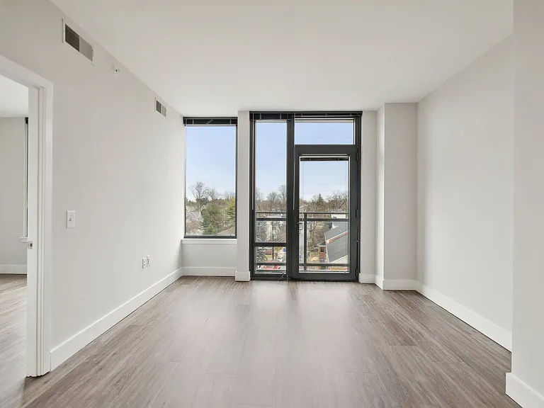 Large living room with ample natural light