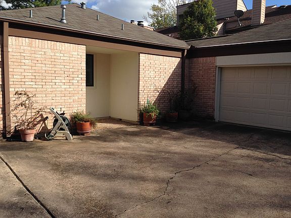 Back door and garage