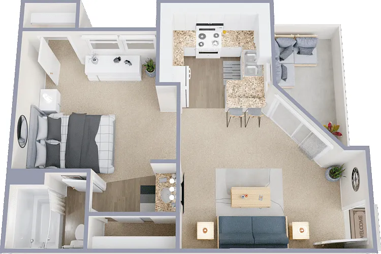 Plan A Floorplan Diagram