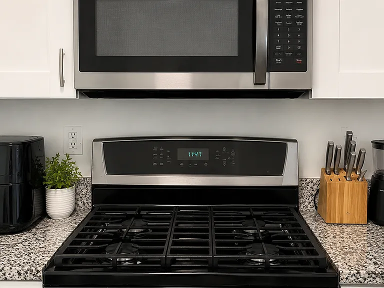 Stove and Microwave