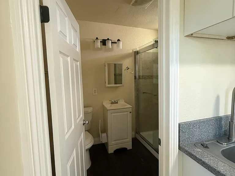 Entry into the bathroom