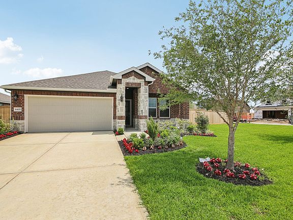 The Callaghan floorplan in Massey Oaks of Pearland, TX.