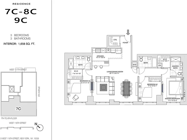 13 W 116th St #8C — Photo 2