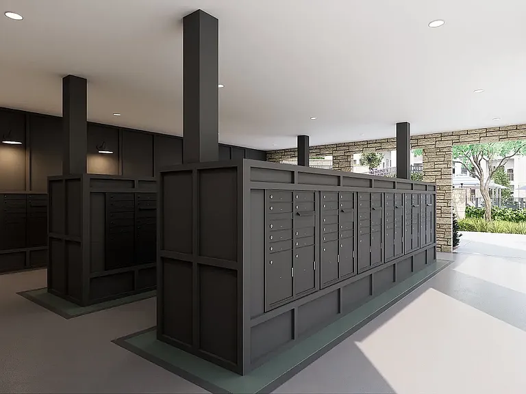 Pool Courtyard - Mailroom
