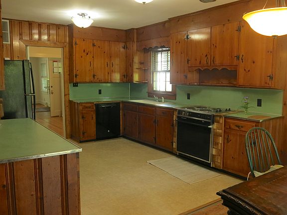 Knotty pine cabinet Kitchen