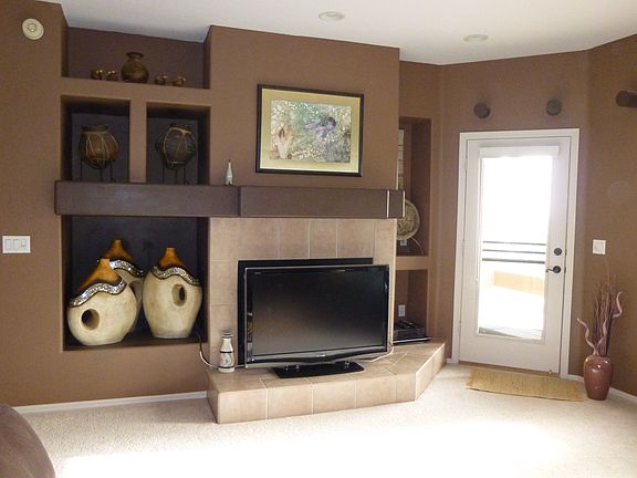 Fireplace/entertainment