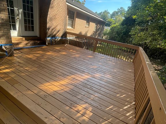 Large deck for outdoor enjoyment
