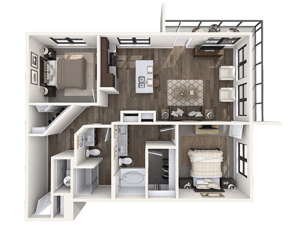 Floor plan B3