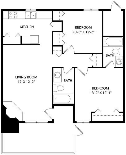 Floor plan B2 Casitas