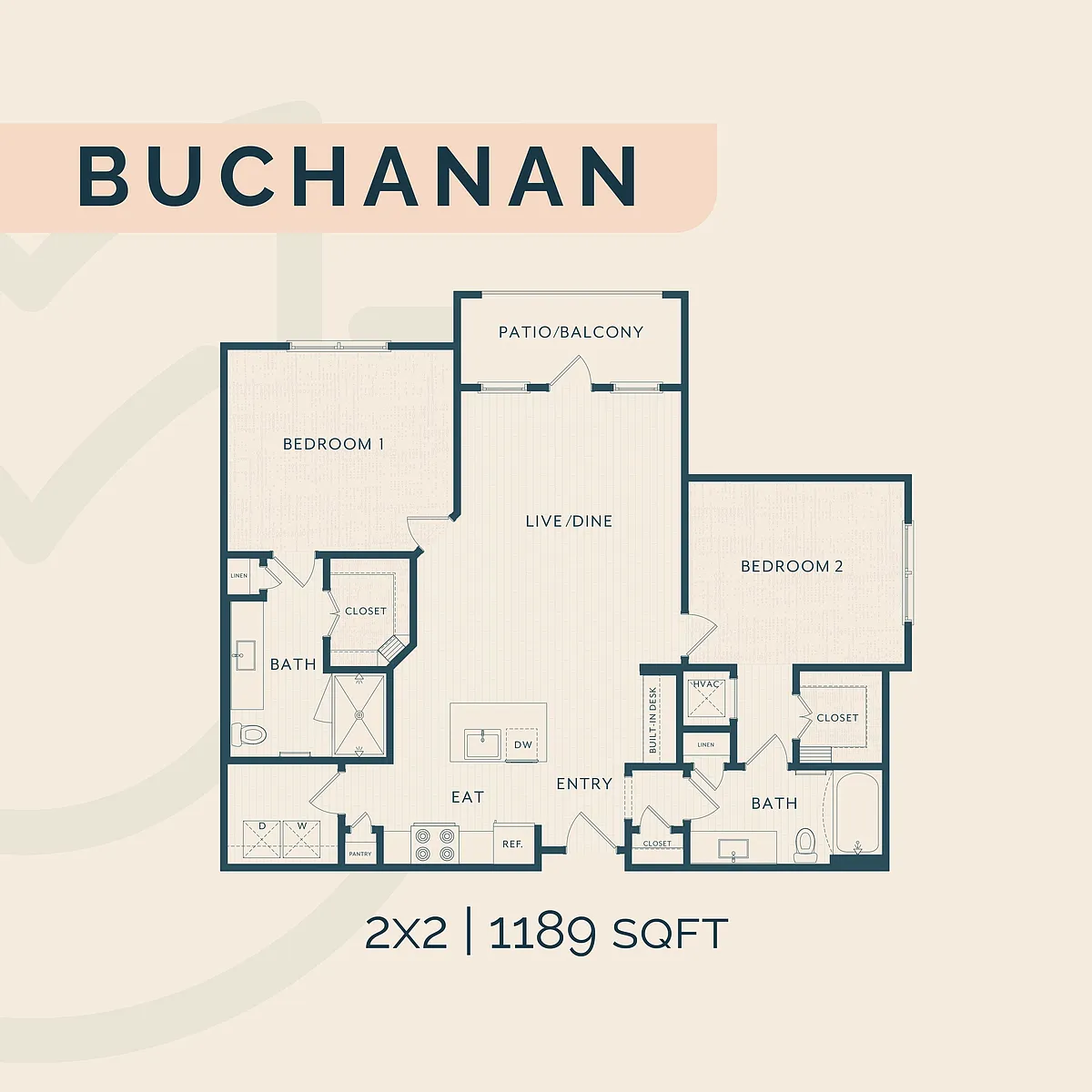 Floor plan Buchanan