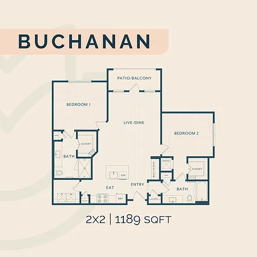Floor plan Buchanan