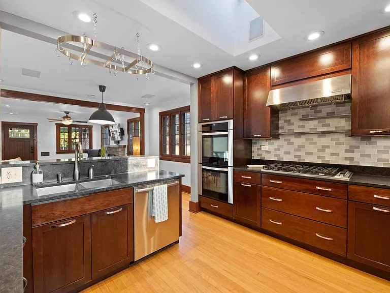 Main floor kitchen with high end appliances