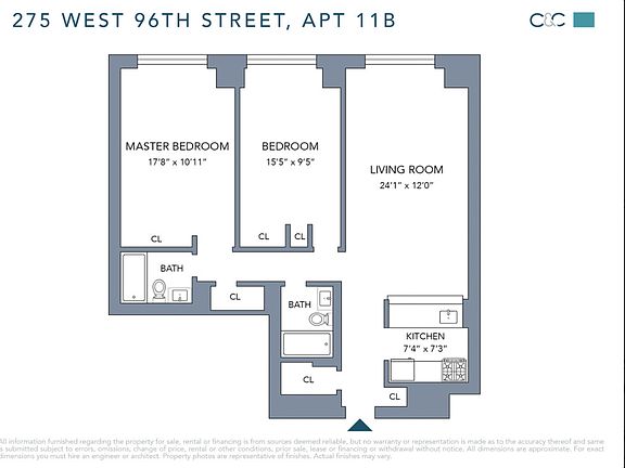 2nd image of 275 W 96th St APT 11B