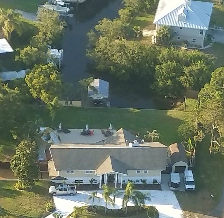 From helicopter 