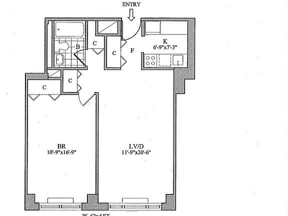 2nd image of 30 W 63rd St APT 10E
