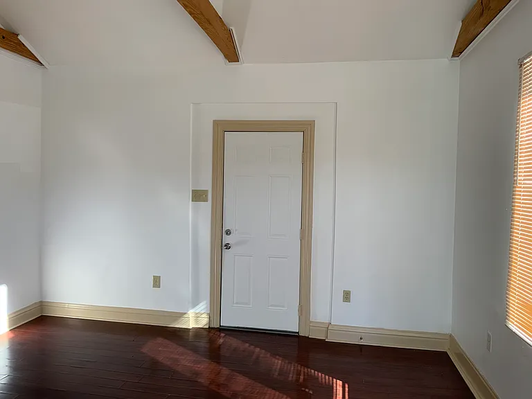 Back door in living room
