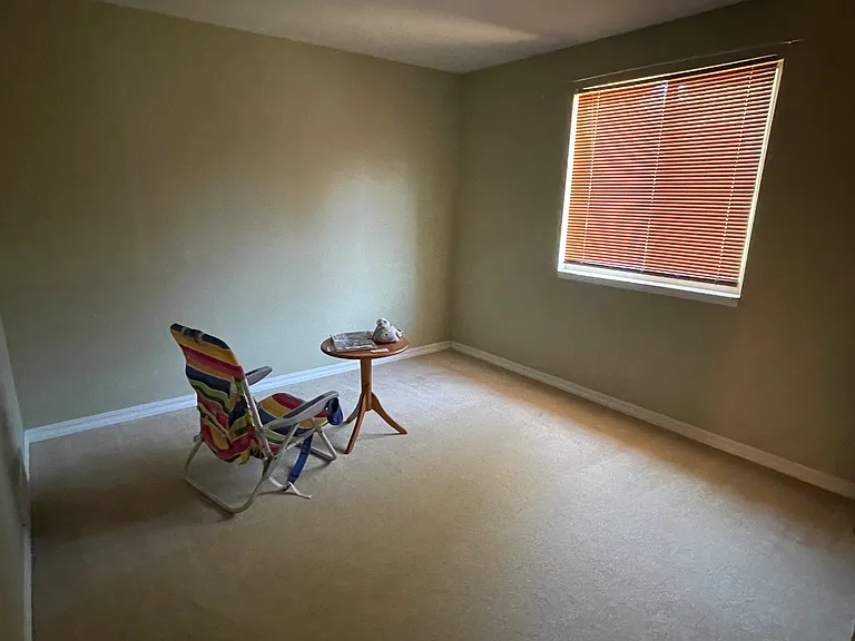 Bedroom 2 with window to back garden