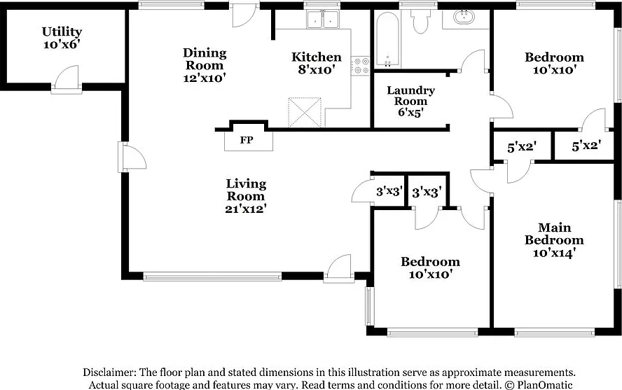 3 bed, 1.0 bath, 1127 sqft, $1,635 — Photo 2