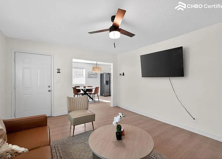 Perfect lighting and open seating area for relaxation.