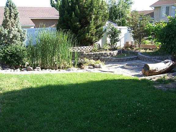 Back Yard with pond
