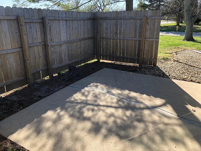 Private patio