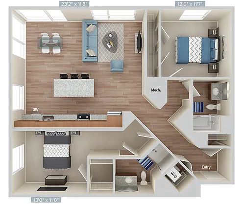 Floor plan 402