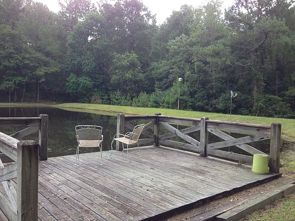 deck on the pond