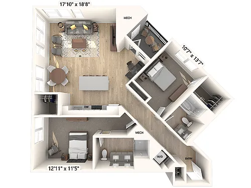 Floor plan B18