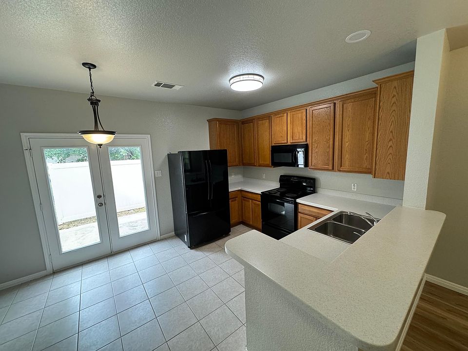 Kitchen and backdoor to yard