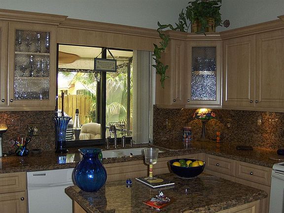 KITCHEN W/VIEW & PASS THRU TO SCREENED PORCH