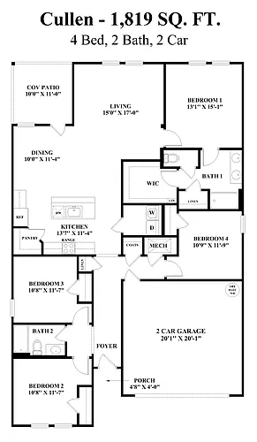 Floor plan Cullen