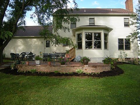 rear of home