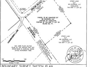 0 Snow Rd, Durham, ME 04222