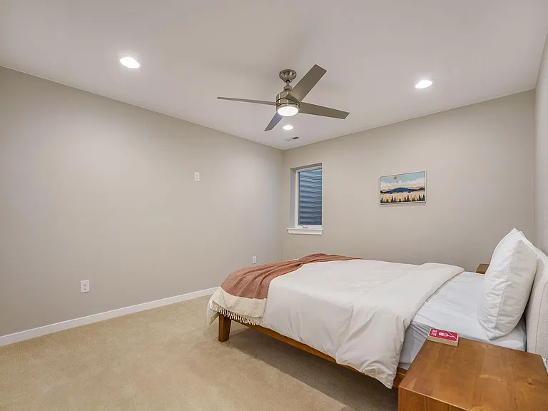 Basement Bedroom w/ a large closet not in photo