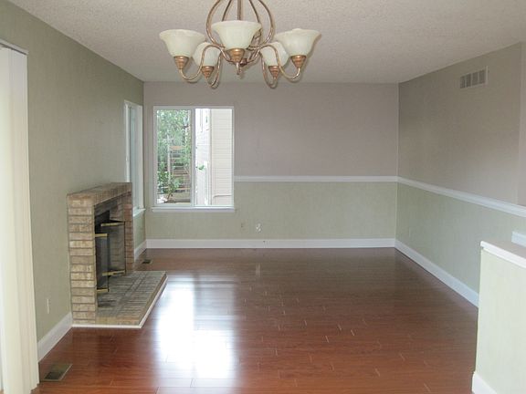 Family room with fire place
