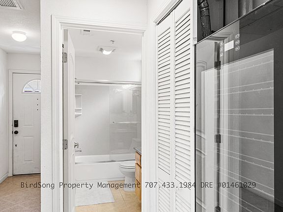 First bathroom w/ shower over tub combo