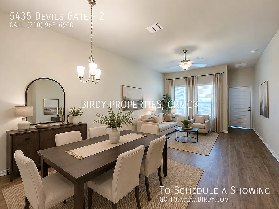 "Spacious 3-Bedroom Duplex with 2 Full Baths at 5435 Devils Gate, Converse, TX 78109 Your Perfect... — Photo 2
