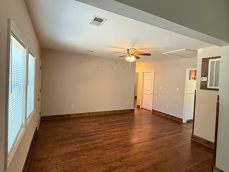 VIEW FROM DINING AREA TO HALL