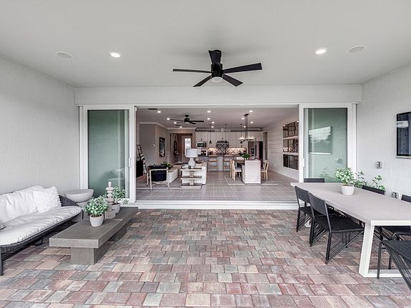 Covered Lanai with Optional Pocket Sliding Glass Doors