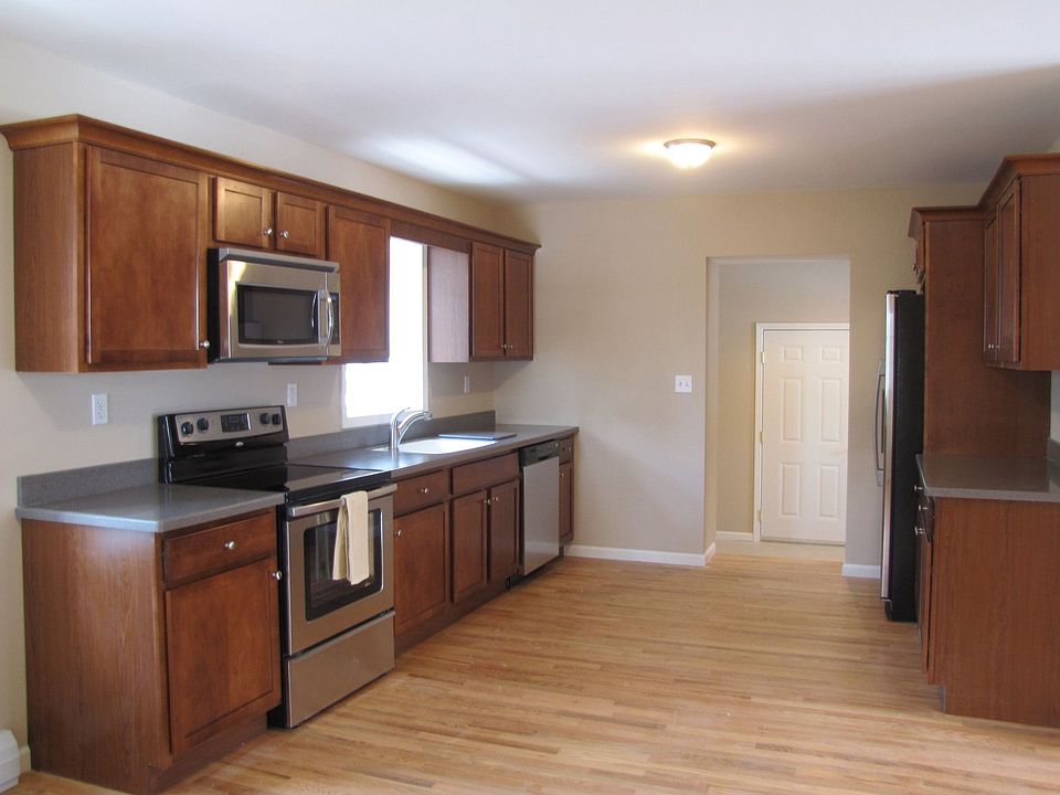 New kitchen with stainless appliances