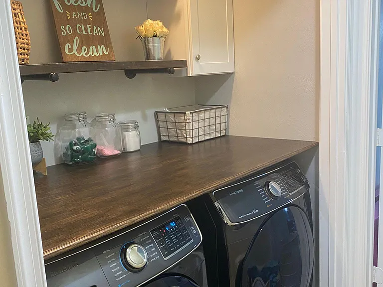 Laundry room.