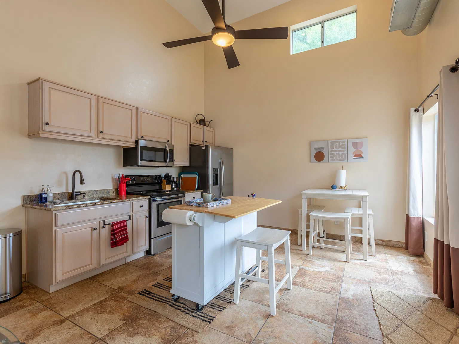 Kitchen and dining